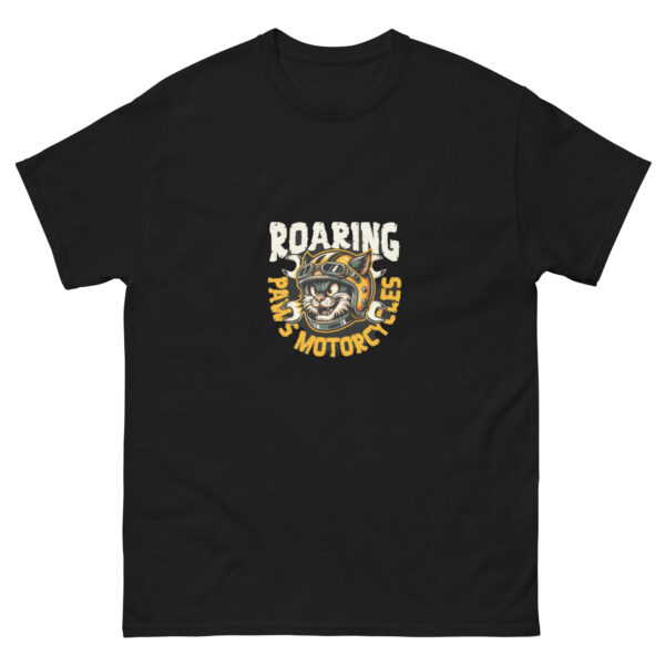 Roaring Paws Motorcycles Cat Helmet T-Shirt - Image 2