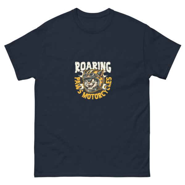 Roaring Paws Motorcycles Cat Helmet T-Shirt - Image 3