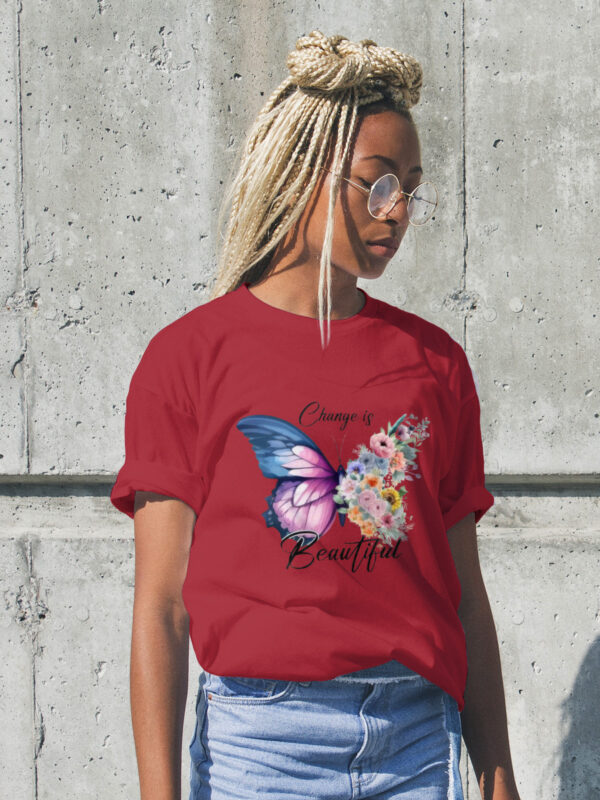 Change is Beautiful Butterfly  classic tee - Image 16