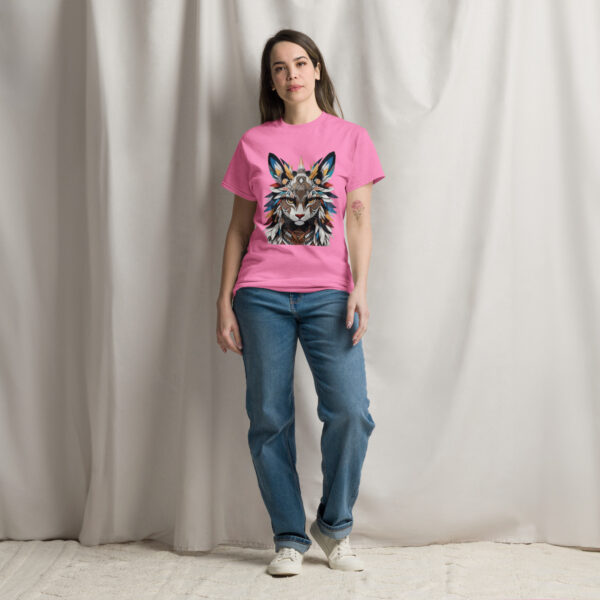 Tribal Majesty cat T-Shirt - Image 8