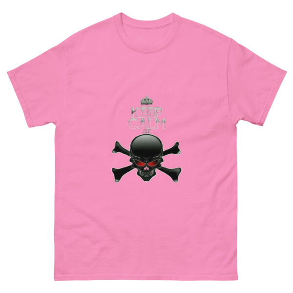 Keep Calm Skull Crossbones Graphics Tee - Image 10