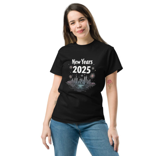 Midnight Sparkle: Happy New Year 2025 Tee