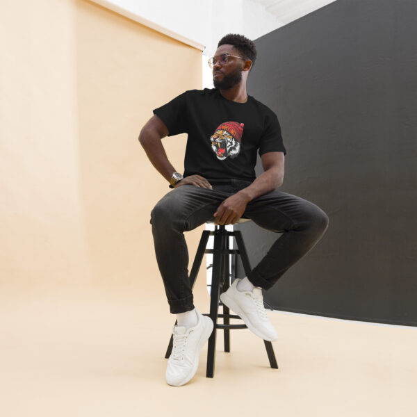 Roaring Tiger Beanie Graphics  classic Tee - Image 4