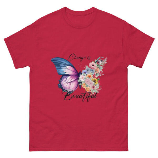 Change is Beautiful Butterfly  classic tee - Image 4