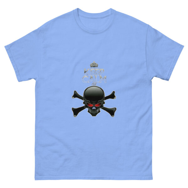 Keep Calm Skull Crossbones Graphics Tee - Image 11