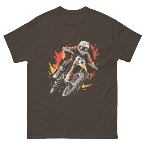 Motocross Rider in Fiery Action Tee - Image 5
