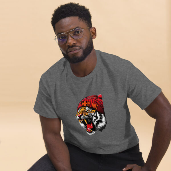 Roaring Tiger Beanie Graphics  classic Tee - Image 13