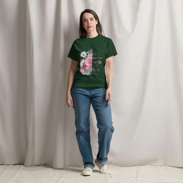 Sky,Earth,Fire Power  classic tee - Image 2