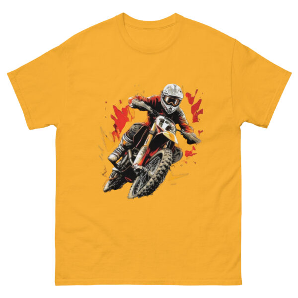 Motocross Rider in Fiery Action Tee - Image 9