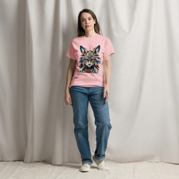 Tribal Majesty cat T-Shirt - Image 12