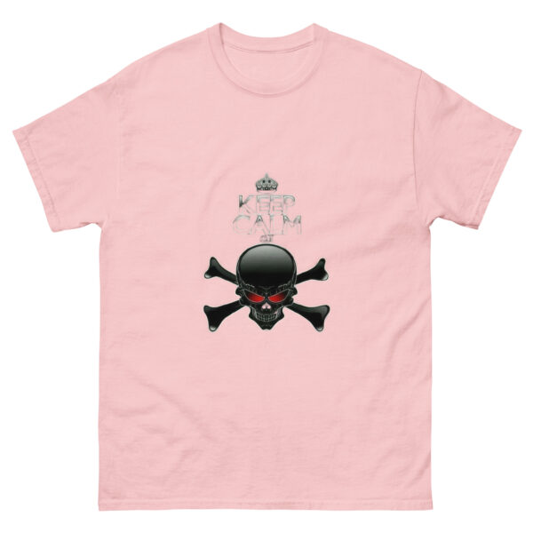 Keep Calm Skull Crossbones Graphics Tee - Image 15