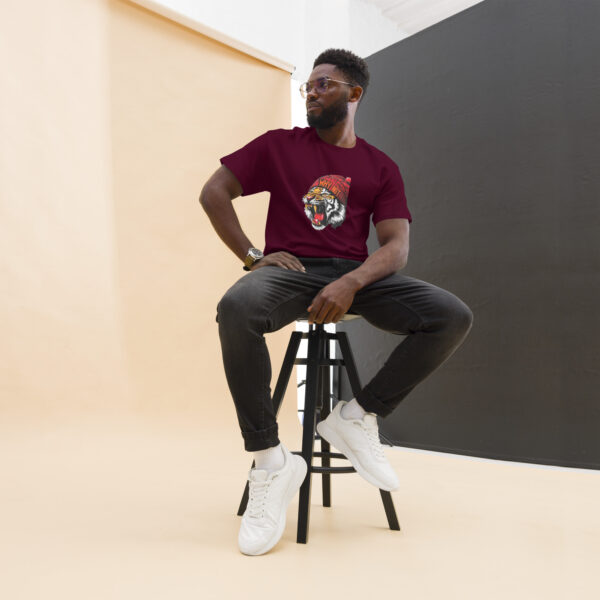 Roaring Tiger Beanie Graphics  classic Tee - Image 2