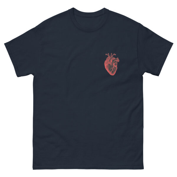 Anatomical Heart Illustration  classic tee - Image 3