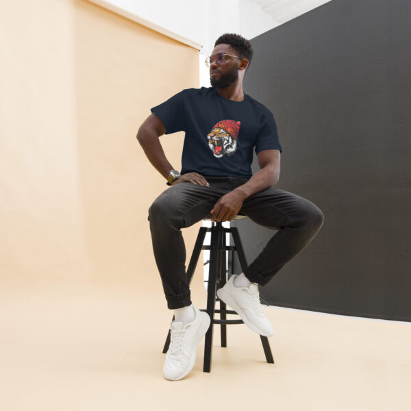 Roaring Tiger Beanie Graphics  classic Tee - Image 6