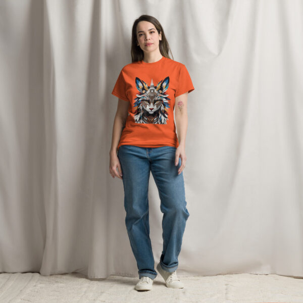 Tribal Majesty cat T-Shirt - Image 7