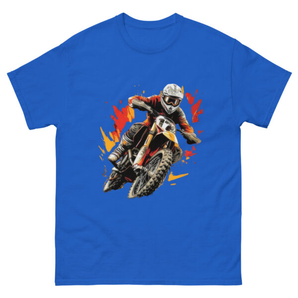 Motocross Rider in Fiery Action Tee - Image 7