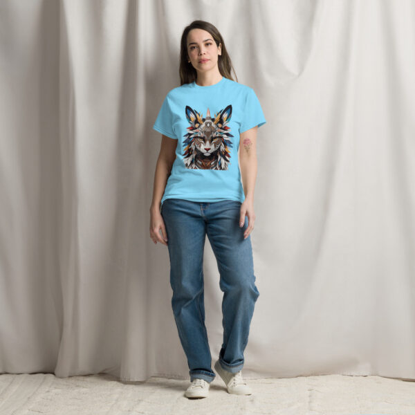 Tribal Majesty cat T-Shirt - Image 10
