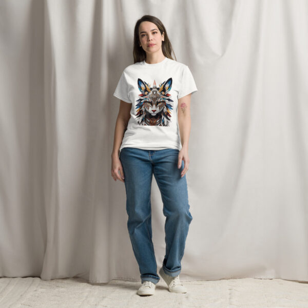 Tribal Majesty cat T-Shirt - Image 13