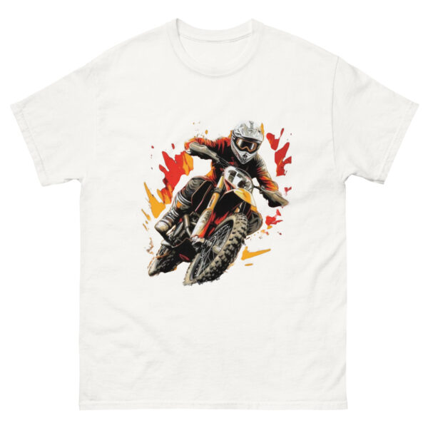 Motocross Rider in Fiery Action Tee - Image 13
